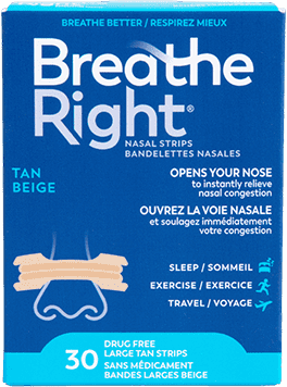 Breathe Right Original Tan packaging